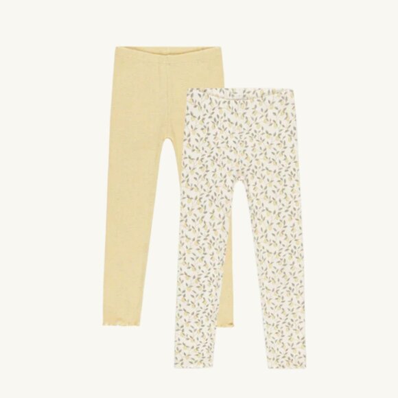 NWT - Rylee + Cru PLAY Lemons Leggings Set size 2-3Y - Picture 1 of 1